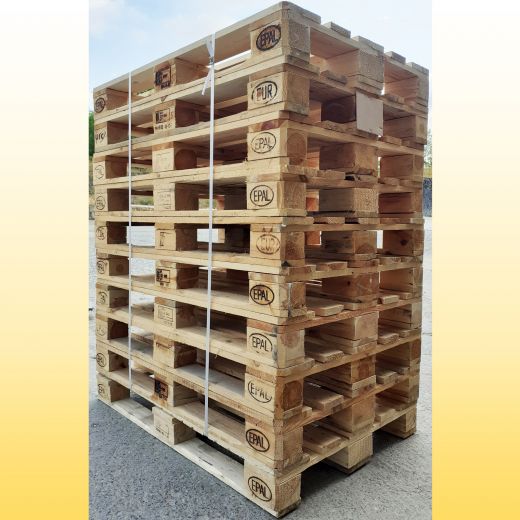 10 Europaletten Tauschpaletten 1.Wahl (Kl�tzer Vollholz)